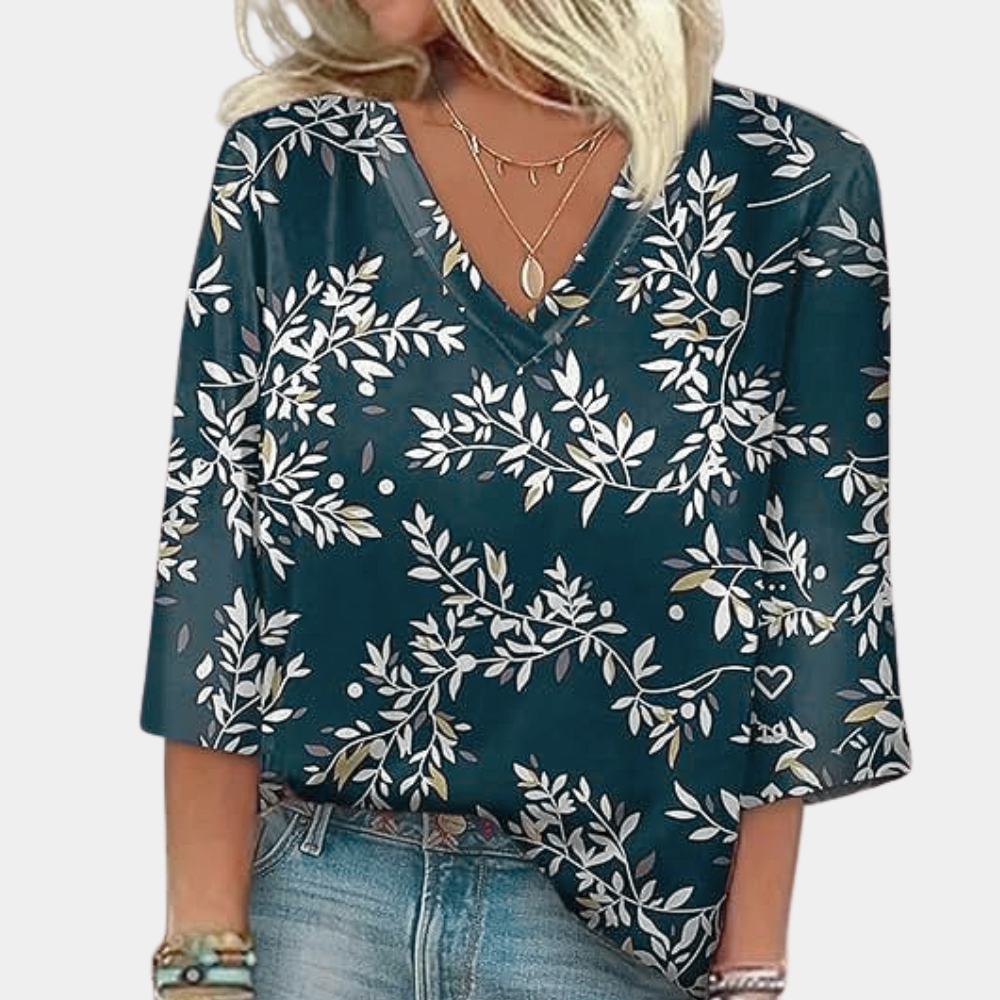 Thais - Klassieke vintage blouse voor dames