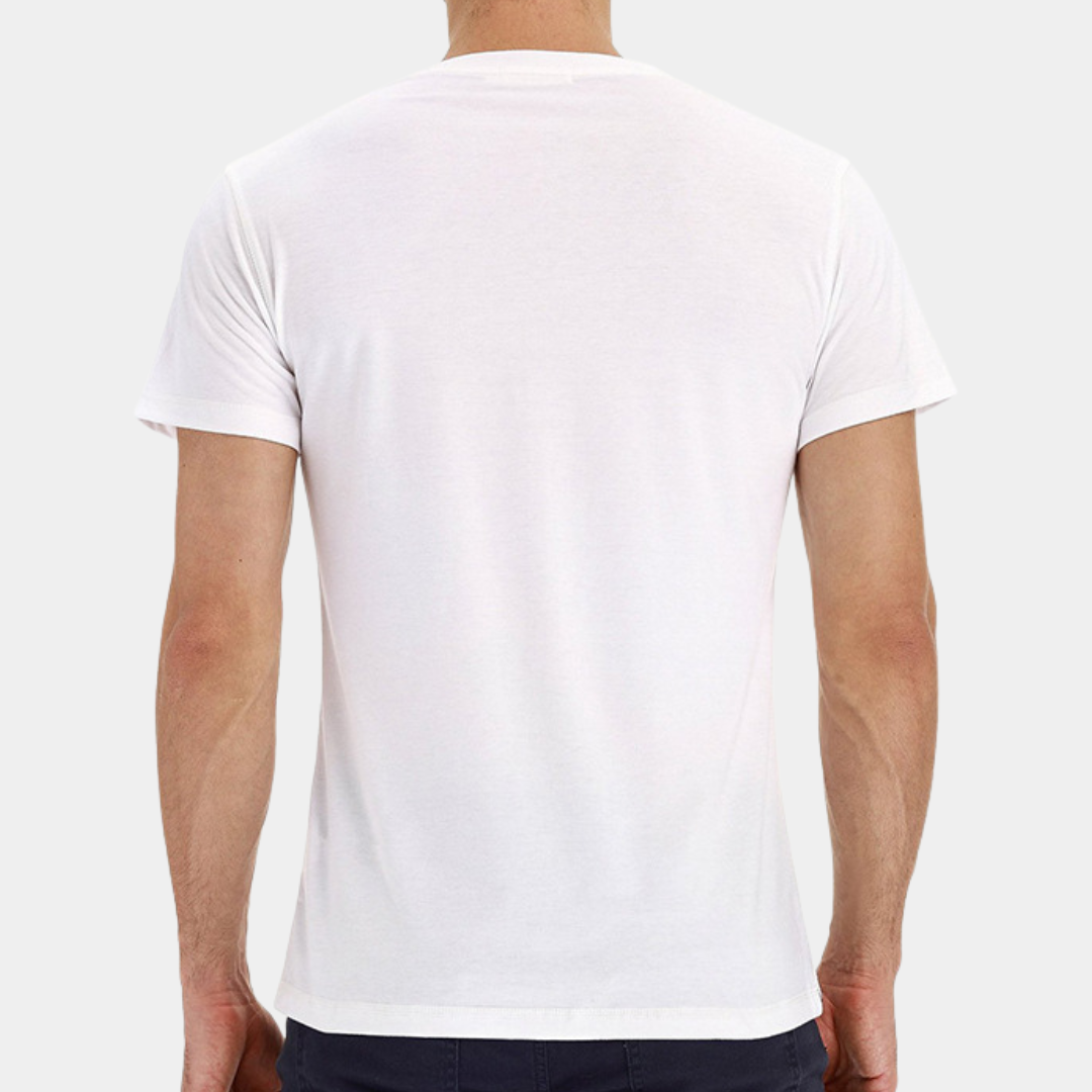 Xaver - Stijlvol T-shirt met knoopjes voor heren